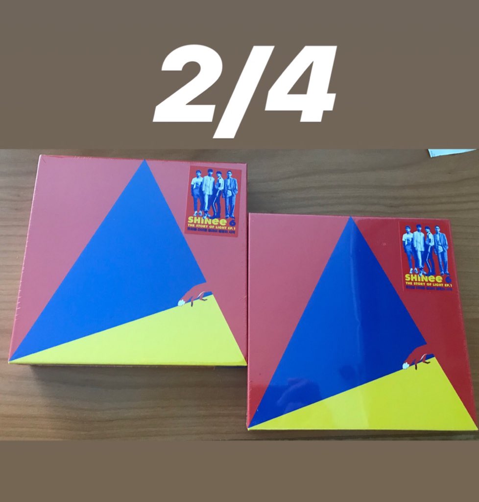 Ridhaflame's tweet photo. Received my 2/4 copies just now!
I got my ‘most wanted’ PC ㅠㅠ
need to wait for another 2copies to arrive (dunno when i’ll receive it) 🤣
and another 2 copies is for the giveaway winners! lol
#SHINee
#SHINeeTheStoryofLight
#SHINee_TheStoryofLight https://t.co/CgPAWhE6ES