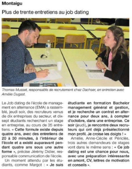 job dating alternance nantes