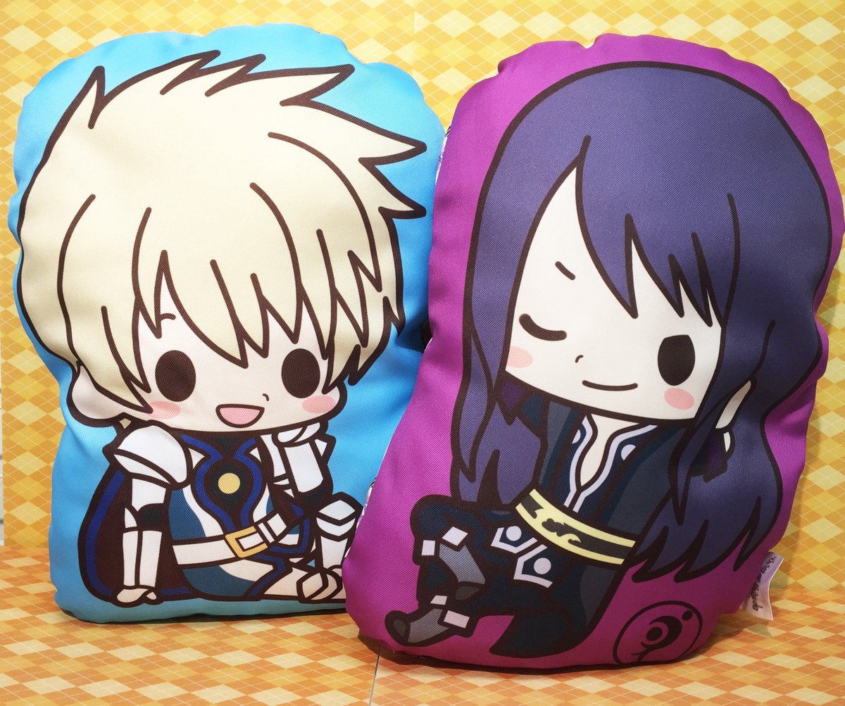 コトブキヤ日本橋 コトブキヤ日本橋2f テイルズショップ情報 コトブキヤショップ限定商品 テイルズ オブ シリーズ ぎゅっ と My Dear クッション 各種税込 3024 が好評販売中です サクライ氏のイラストを使った思わず ぎゅっ と抱きしめたく