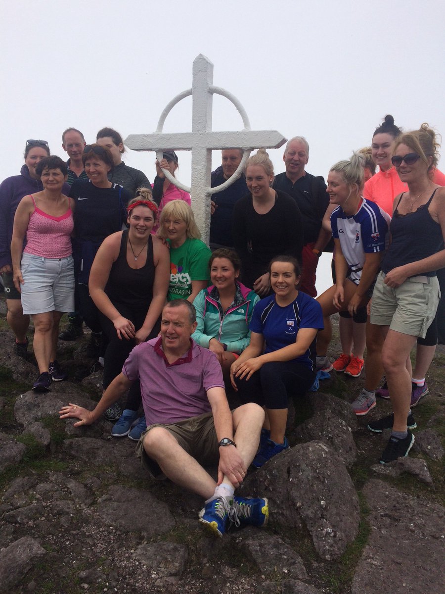Well done to Julie, Ciara, Niamh and Orla Walsh, along with the rest of the Kildorrery contingent who climbed Galtymore yesterday for #ClimbToRemember in memory of Garry Walsh.