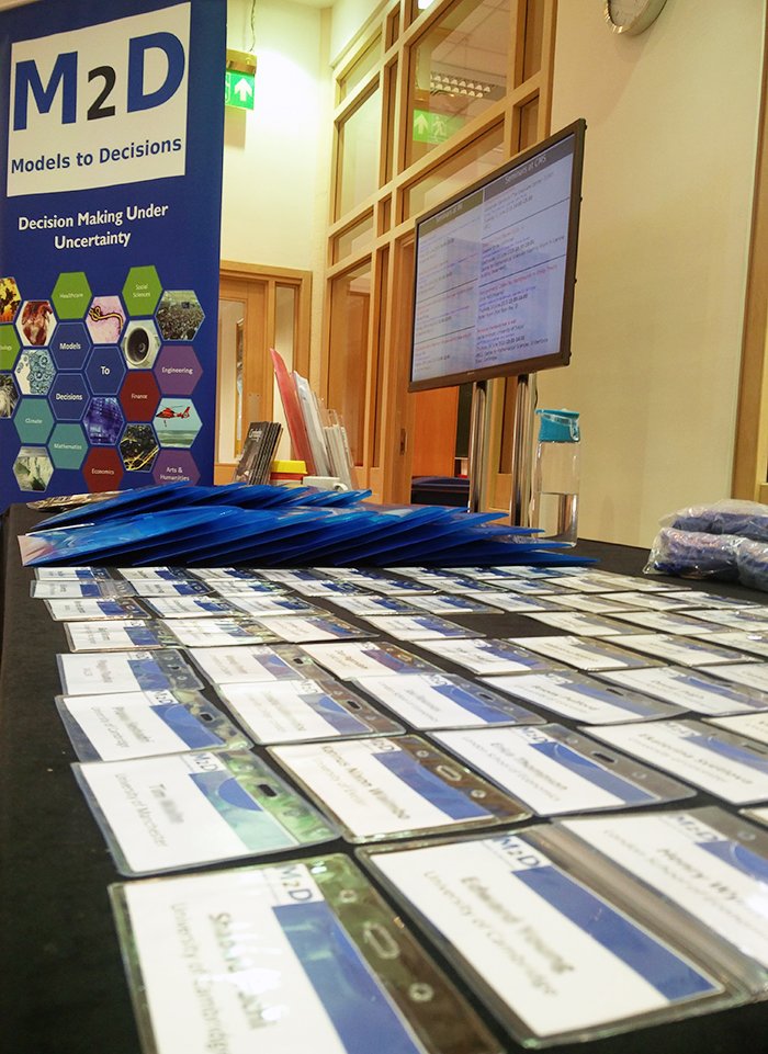 NewtonInstitute's tweet image. During today&apos;s @M2D_Network event we&apos;ll be welcoming psychologists, philosophers, social scientists, economists, engineers, climate scientists and more to #INI. Very inspiring how diverse the applications of the #UncertaintyQuantification programme can be #cambridge #mathematics