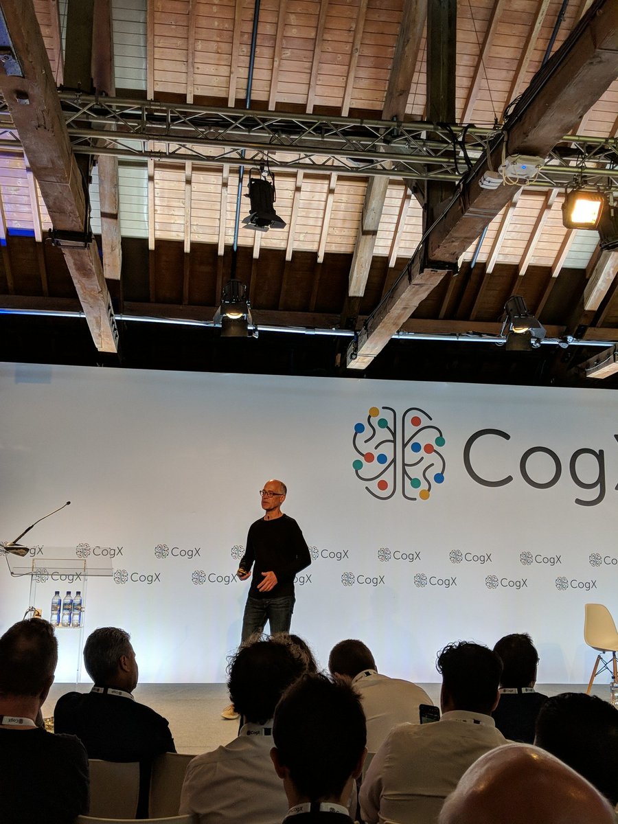 getctx's tweet image. #Cogx18 Danny Lange from Unity.

Is Siri AI? No.
Is Fraud Detection AI? No.
Is &amp;lt;any other software you can think of&amp;gt; AI? No.
These are all Machine Learning.

The only form of intelligence we understand so far is biological.
