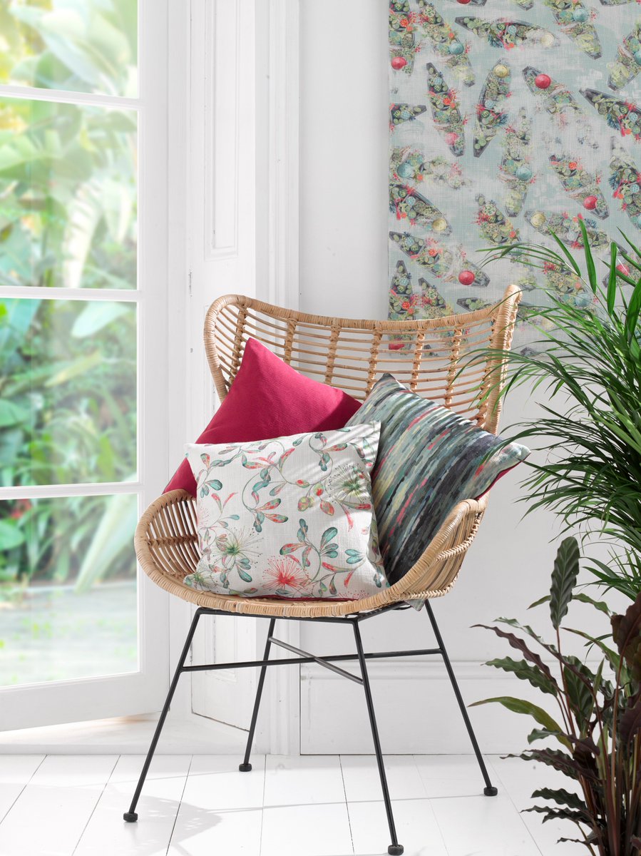 ChessDesigns's tweet image. Brighten up your Monday with our stunning Vietnamese-inspired prints from the Mekong Collection #design #fabric #curtains