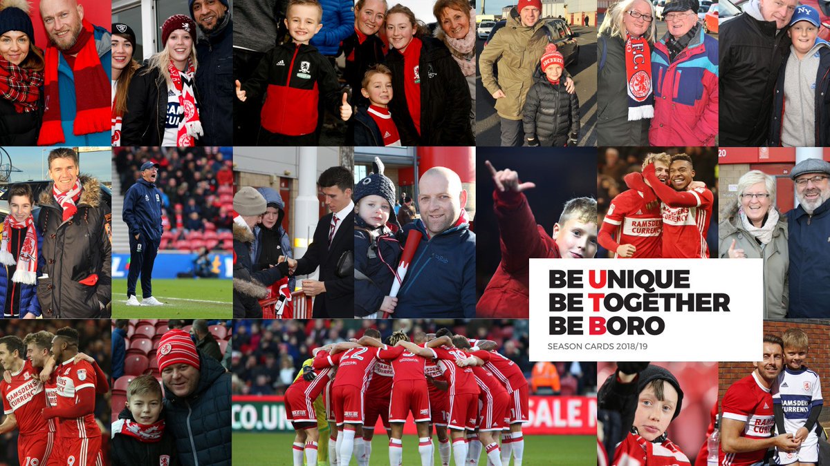 Boro's tweet photo. Season Cards for the 2018/19 campaign are now back on sale 🎟️🔴⚪️
Full details ➡️ https://t.co/Wm6v7NmkQ3 #BeBoro #UTB https://t.co/XiRNNKznP4