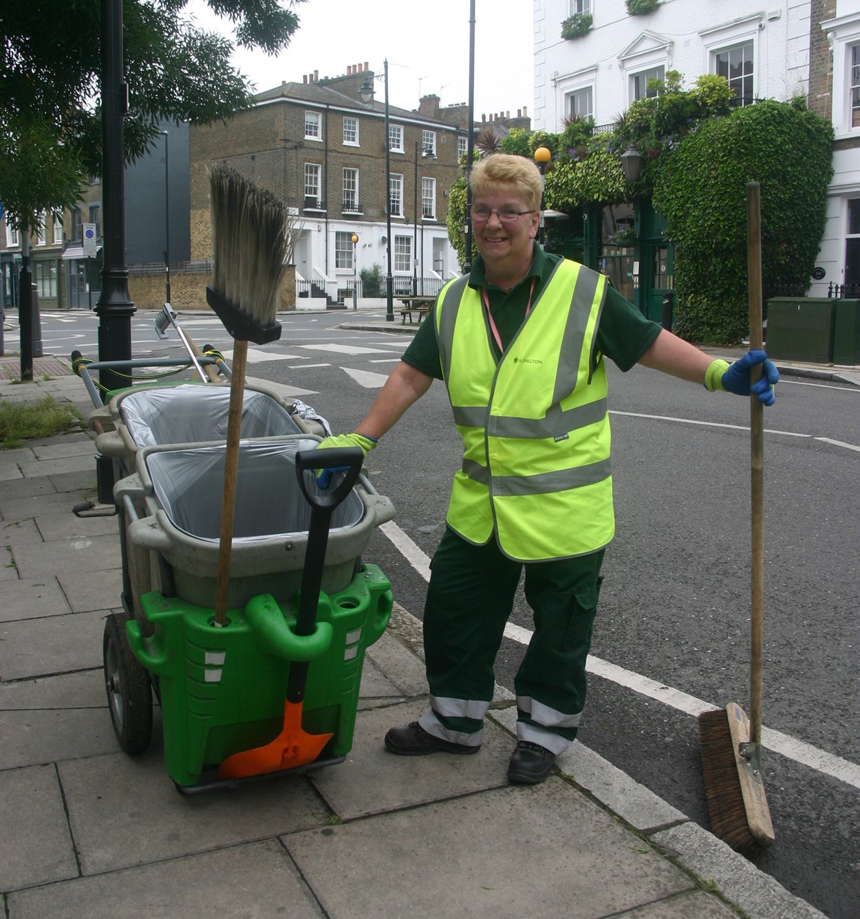 Street Sweeper Man