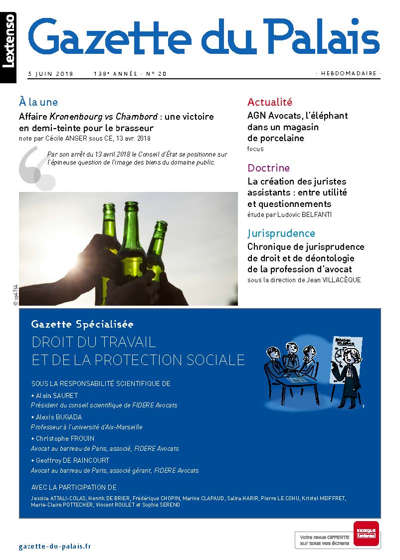 CcileAnger's tweet photo. Retrouvez mon article sur la décision du Conseil d'Etat dans la Gazette du Palais : la victoire en demi-teinte de Kronenbourg contre le Domaine national de Chambord sur l'utilisation de l'image des biens publics à des fins commerciales #domainenational #image #loiLCAP #chambord https://t.co/z6SMvlZoVg