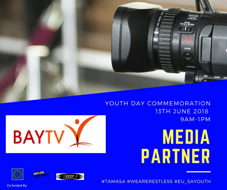 2 days to go and we just can't wait! Our Media partner <a href="/BayTv260/">Bay TV</a> will be covering all of the action. 
<a href="/euinsa/">EU in SA</a> <a href="/the_eccf/">ECCF</a>  <a href="/cr_chikadaya/">Chengetai | Content Strategist</a> <a href="/OlwethuKaNyathi/">Olwethu Mkhatshana</a>  <a href="/RestlessZondeka/">Sithembele Zondeka</a> 
#EU_SAyouth #TAMASA #WeAreRestless