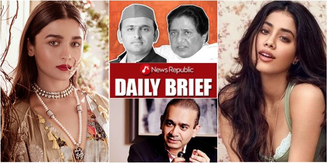 NewsRepublic_IN's tweet photo. #NRDailyBrief: #Janhvi #Ishaan Sizzle in ‘#Dhadak’ Trailer; #Akhilesh Ready To Give-Up Seats To Beat #BJP &amp; More
#DhadakTrailer #Sairat 
https://t.co/SJ0NqFEbb1 https://t.co/aFZ6Rw29eT