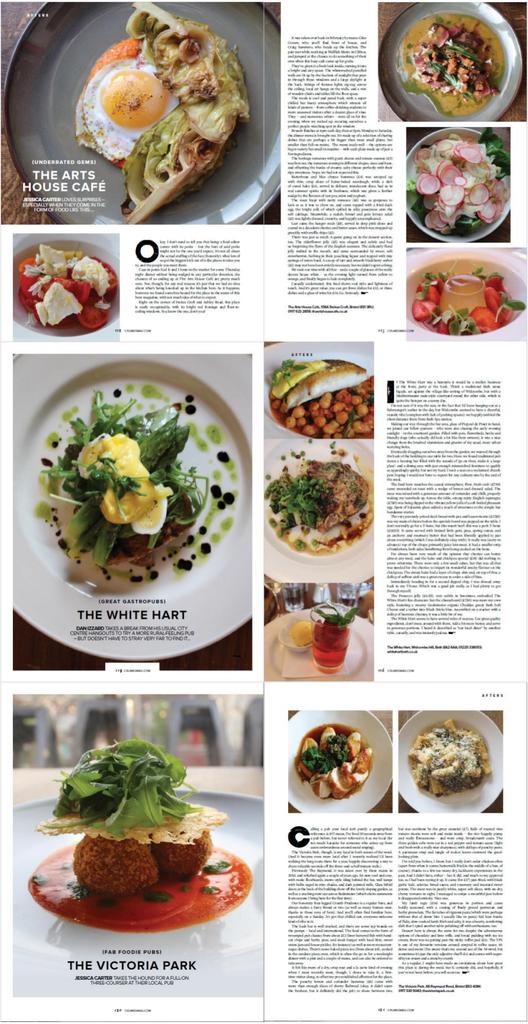 Some fantastic reviews for @artshousecafe, <a href="/WhiteHartBath/">White Hart Inn</a> and <a href="/TheVictoriaPark/">The Victoria Park</a> in the latest <a href="/CrumbsMag/">Crumbs Magazine</a>! Well done <a href="/jesscarter_/">Jessica Carter</a> and @SimpleLampoon, you've piqued my interest and made me jealous in equal measure. Read the full reviews here: bit.ly/2sLpiHy