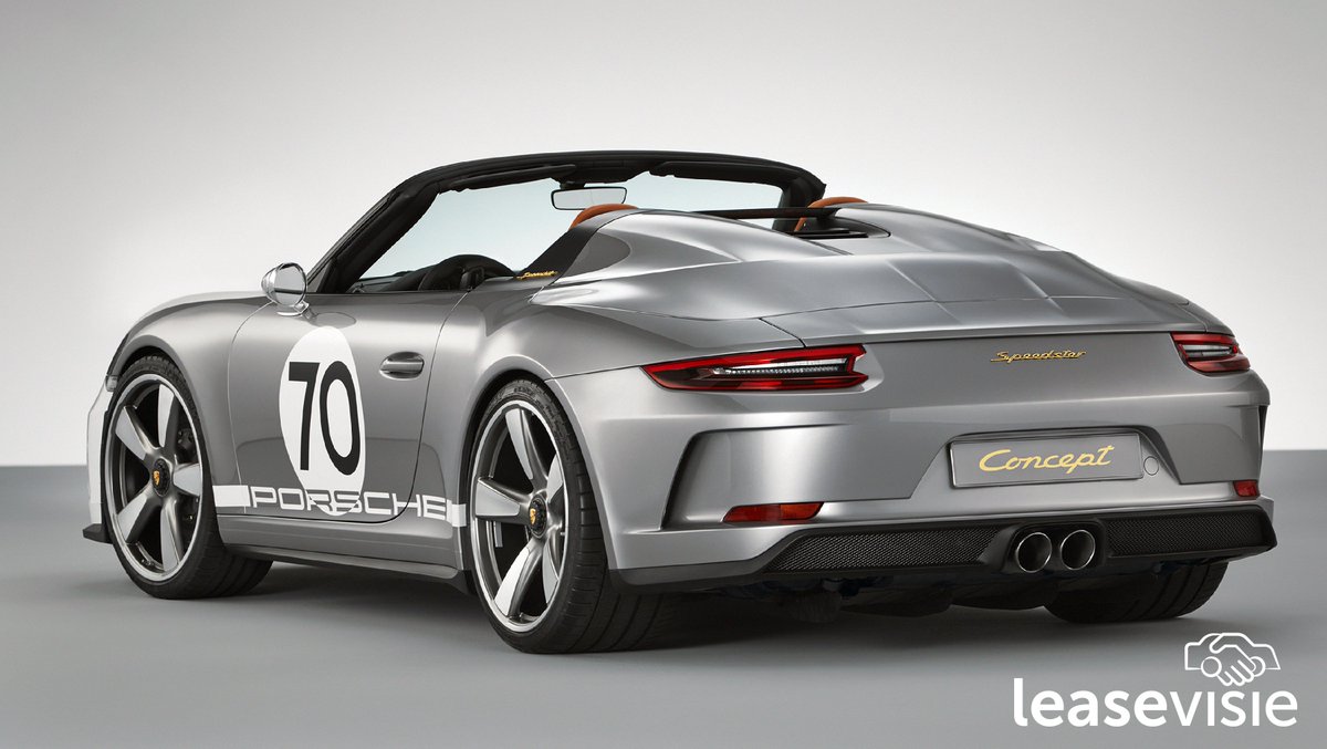 leasevisie's tweet photo. Porsche is 70 jaar oud en viert dit door het tonen van de 911 Speedster Concept. Een prachtige auto waarvan we natuurlijk hopen dat deze ook op de Nederlandse wegen terecht komt! #Porsche #Concept911 #Speedster #WowWatMooi #Gefeliciteerd #Zeventig #Zuffenhausen #Autobahn https://t.co/neNReSEDv3