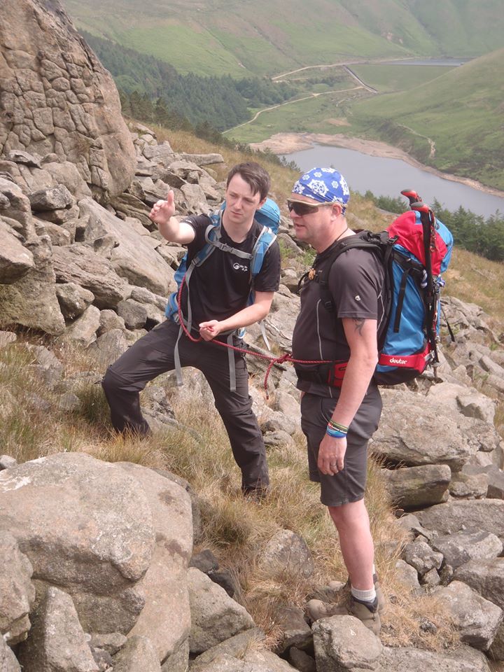 LilfordDesc's tweet photo. Lilford DESC being supported on Steep Ground by one of our Leaders undergoing training :) https://t.co/ZZZaTcEUAQ