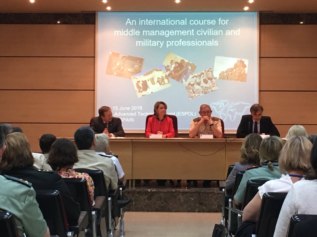 FleurPosthumus's tweet photo. Opening session of the ESDC ESP/NLD Initiative “A Comprehensive Approach to Gender in Operations.” Here we go! @DefensieOnline @DutchMFA @MatthijsvBonzel #gender #esdc #genderinoperations https://t.co/swRlJsGbHC