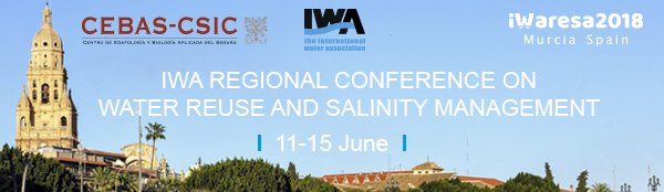 AZUDWater's tweet photo. ¡Estamos en IWARESA 2018! Congreso que reúne  investigadores, ecologistas, legisladores y profesionales del agua para compartir experiencias y conocimientos del sector del agua en ámbitos como la reutilización y desalación https://t.co/ALg7QhxIJT #reuse #research #waterpeople https://t.co/7yd0xWybdW