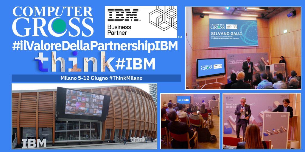 ComputerGross's tweet photo. Computer Gross a #ThinkMilano soluzioni innovative basate sul l’interpretazione dei dati #computergross2018 #CGrossCognitiveExperience #ibm #innovazione @IBMItalia https://t.co/WhDJmonSHI