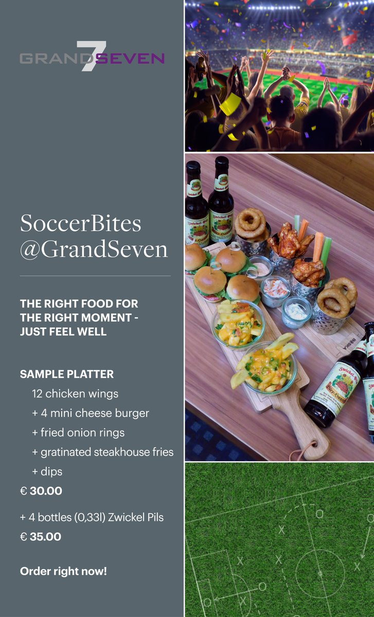 westinffm's tweet photo. Watch all #soccer games #live at our big media wall at the #GrandSeven and enjoy delicious drink & food specials #fussball #WestinFrankfurt https://t.co/yayEujY9qI