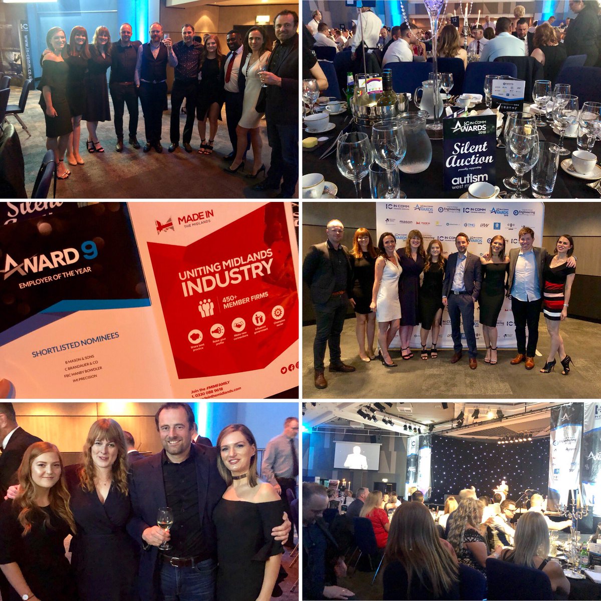 AbigailLeachman's tweet photo. Great time at the #inCommA18 awards on Friday. Lovely to see some members showing their support as well. Congratulations to everyone that took part #apprenticeships #Ukmfg @BonehamTurner @Incomm_training @madeinthemids @MyWorkwearCo @HexagonAB https://t.co/fqHLkbqRSA