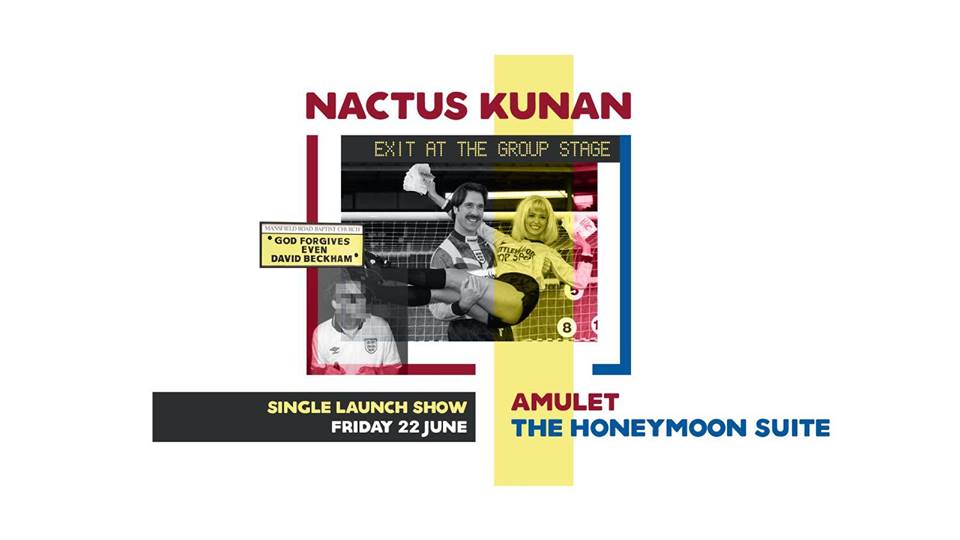 Not only is it World Cup week... It's also the week our originals @nactuskunan release their banger of a single, 'Exit At The Group Stage' ⚽️ Join us with @AmuletOfficial and <a href="/thehmsuite/">The Honeymoon Suite</a> at their release gig on June 22nd for FREE! Big ups! x
