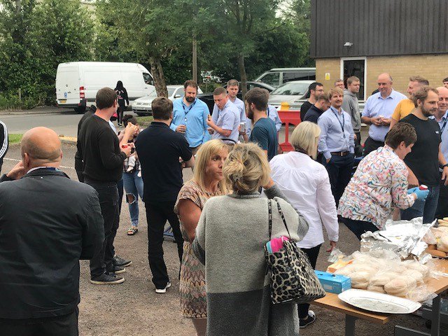 Burgers and hot dogs were served up to the starving masses, at Bridges’ HQ early Summer BBQ on Friday. Matt Bridges showed some burger-flipping-flair assisted by an able band of volunteers. Thanks to all who helped out and cleaned up afterwards. #Engineering #Somerset #BBQ
