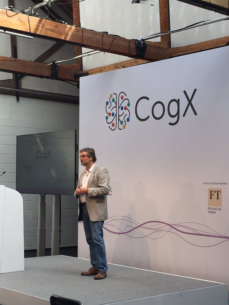RichardMV37's tweet photo. Great to hear Craig Parfitt from @gft_en discussing the capabilities of #AI surrounding data #CogX18 https://t.co/wtwY8qnbtv