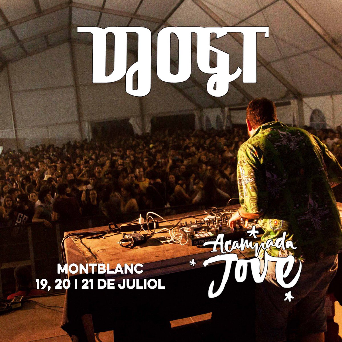 El primer dj confirmat per l'Acampada Jove és <a href="/DjOGT/">Albert Tito OGT</a> !!! Ballarem fins que surti el sol ☀️ Moltes #ganesdAcampada 🙌🏻🙌🏻