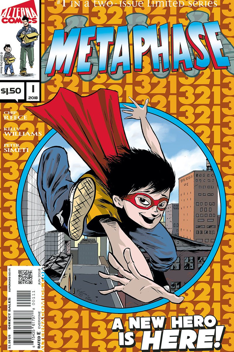 .<a href="/ALTERNACOMICS/">Alterna Comics</a> @ChipReece and <a href="/TreeBeerd/">Nacho Man Sandy Cabbage</a>'s Metaphase #1 is a fun, breezy trip through a family-friendly universe that has its heart firmly in the right place. boundingintocomics.com/2018/06/18/com… #comics #NCBD #ComicBooks #MoveTheNeedle