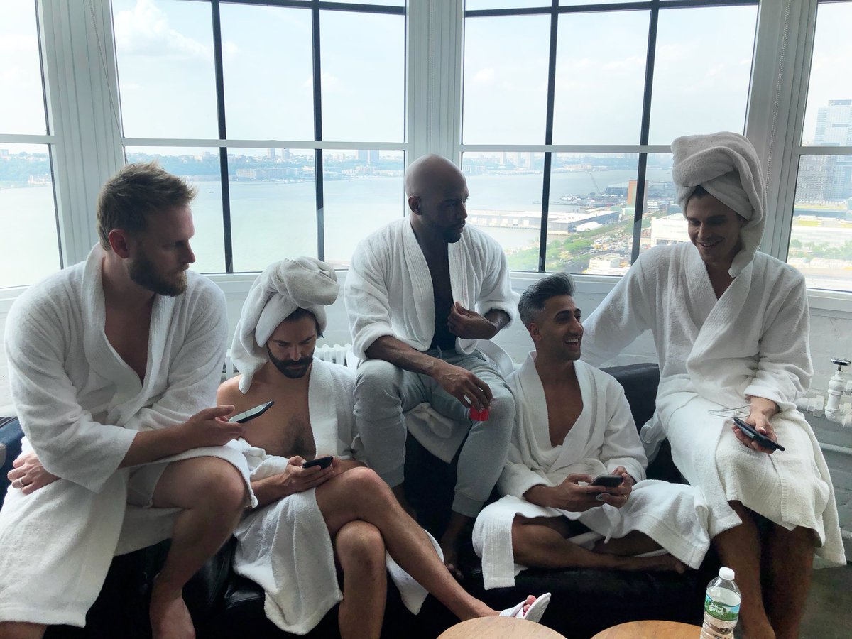 Karamo's tweet image. We need a little me time too. #Fab5 #Selfcare #Family @QueerEye