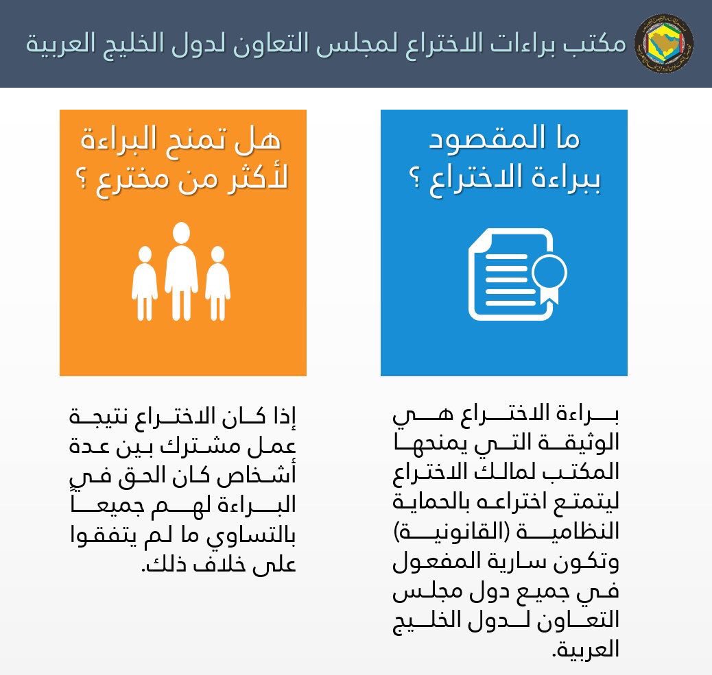 GCCPatentOffice's tweet photo. 💡هل تمنح البراءة لأكثر من مخترع ؟

💡ما المقصود ببراءة الاختراع ؟

https://t.co/xQAOXopxE3

#مخترع_خليجي 
#ابداع 
#ابتكار https://t.co/BQCb3vhqPv
