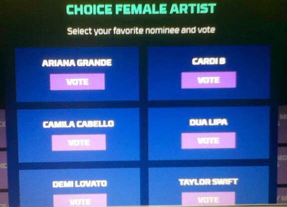 IconicQueenAri's tweet photo. #Arianators Today is the last day to cast votes so vote for @ArianaGrande for #ChoiceFemaleArtist #ChoiceSong RT https://t.co/BvMVWbgBUC