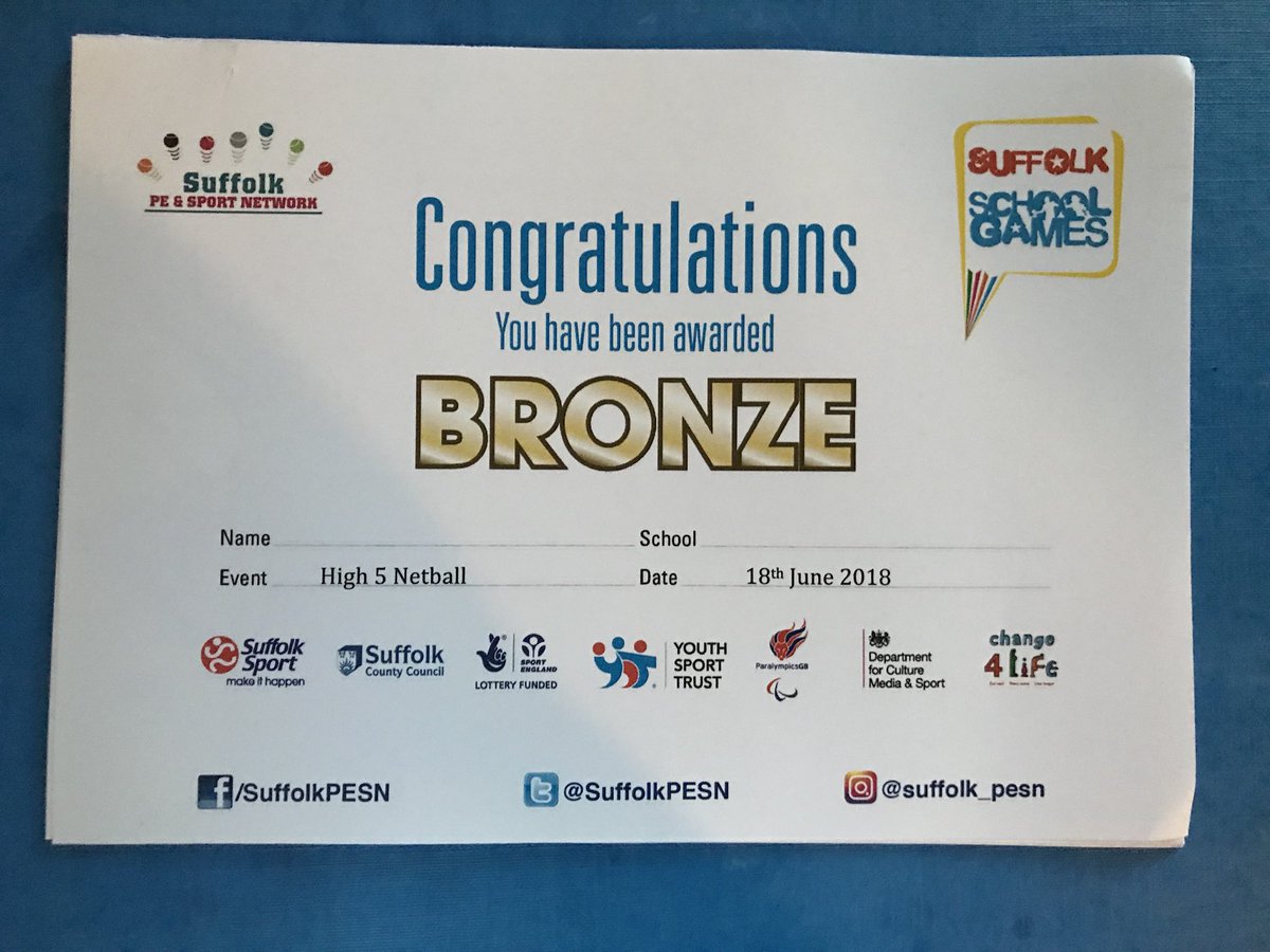 Congratulations to the U11 High 5s team - 3rd place in a very high standard Area High 5s Competition - well done team👍and thank you to <a href="/KingEdVIsport/">King Edward VI Sport</a> for their brilliant umpires and to <a href="/BSPprimarySSCO/">Bury Schools Sport</a> for organising.