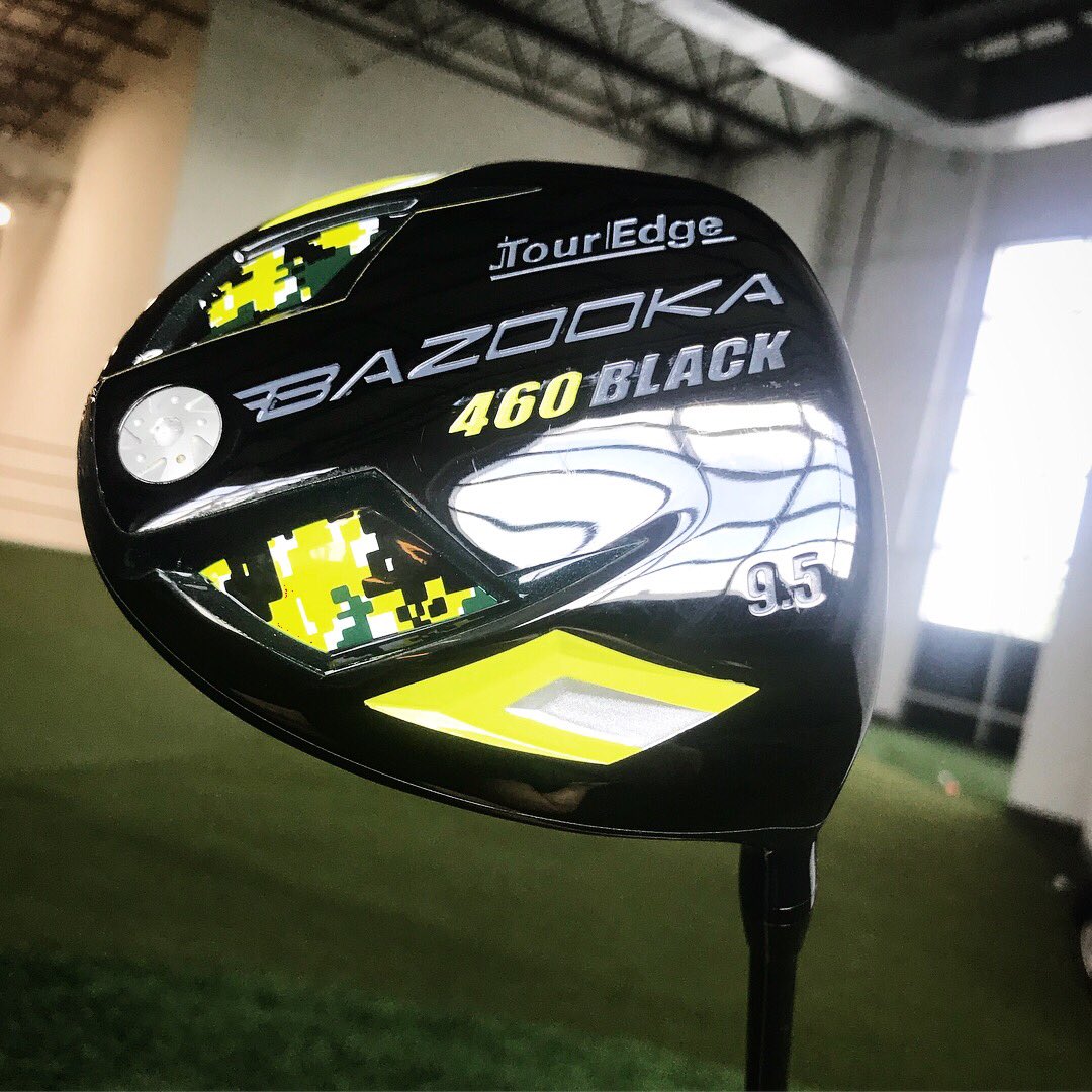 TourEdgeGolf's tweet photo. #driverweek featuring the Bazooka 460 Black driver 😍 https://t.co/D199oUh861