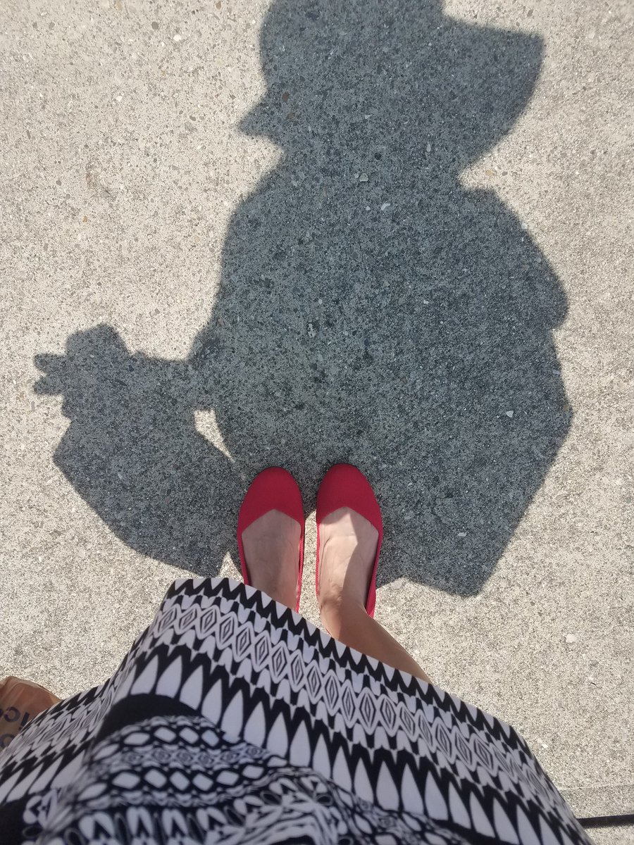 angeeckes's tweet photo. My new red Rothy's bringing me a little joy on these hot summer days. #liveseamlessly https://t.co/okcdrSjh48