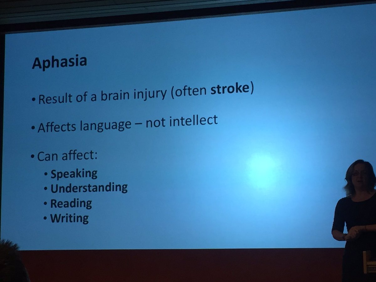 CloguiGuida's tweet photo. Interesting talk from Abi Roper 
@IncaProject about designing for users with aphasia.  Adapting your language is critical to help people with aphasia. 5 points to keep in mind, always use
1)Short messages
2)Clear sentences 
3)Easy words
4) Good layout 
5) Make a set
#a11yLondon https://t.co/pH5GqYv04H