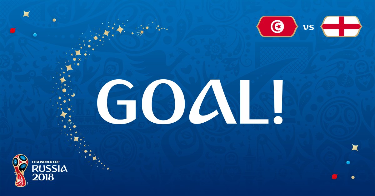 FIFAWorldCup's tweet photo. KANE! 

#TUNENG 1-2! https://t.co/7LYep1LfwE