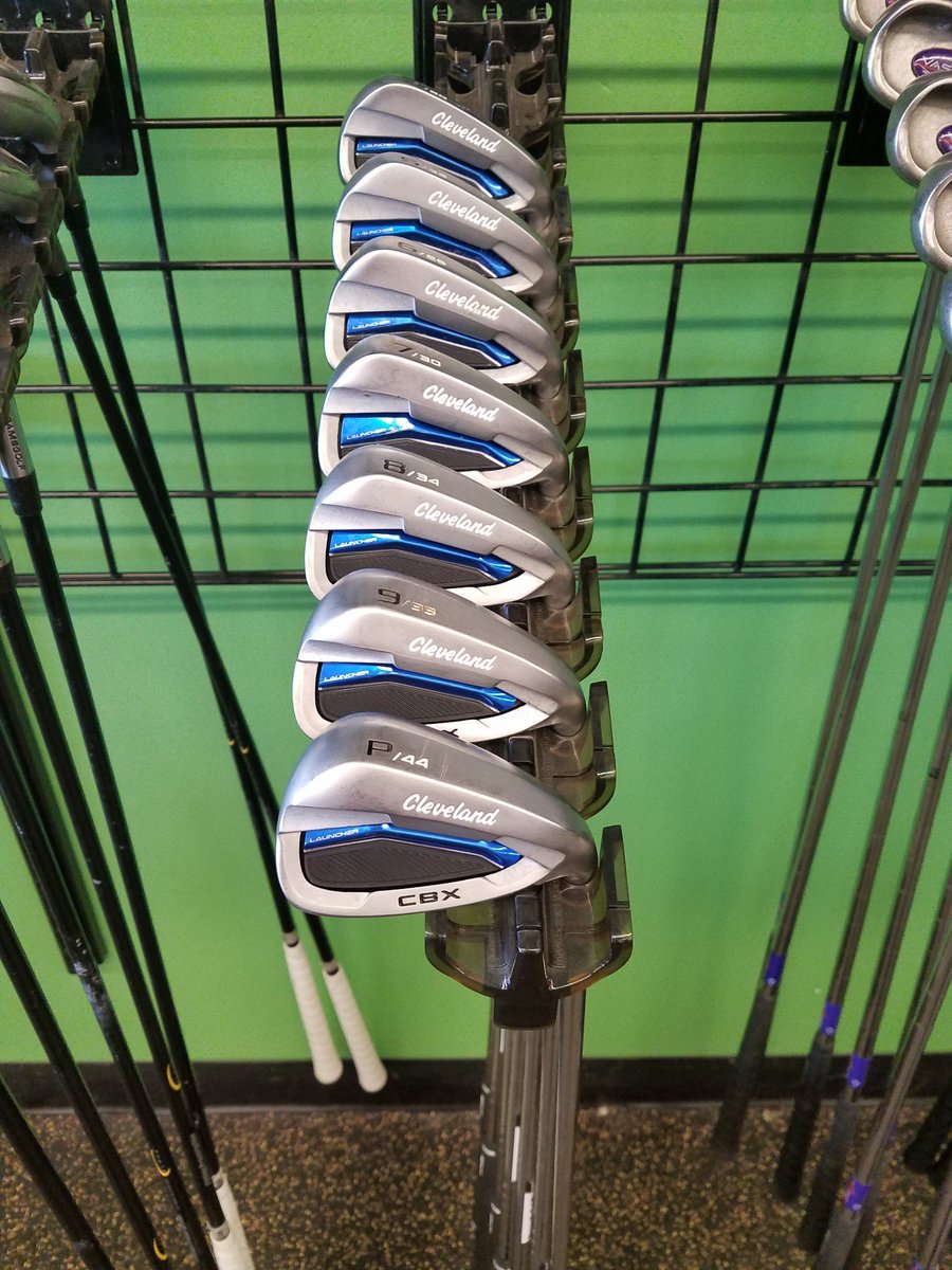 PlayClawson's tweet photo. Hit the links with these beautiful Cleveland Launcher CBX irons!!! #qualityused https://t.co/HzMKssJzmC