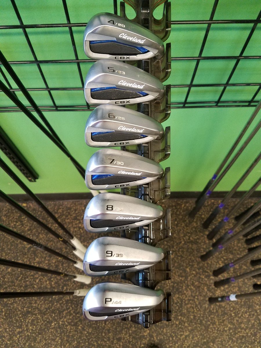 PlayClawson's tweet photo. Hit the links with these beautiful Cleveland Launcher CBX irons!!! #qualityused https://t.co/HzMKssJzmC