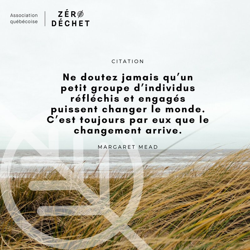 Après une fin de semaine chargée de réunions et de séances de travail, c'est cette #citation qu'on a sur le coeur. 
💚💚💚
Faques, on s'en vient. On vous aura prévenu. ^^
#fzdm #onvachangerlemonde #zerodechet #environnement #zerowaste