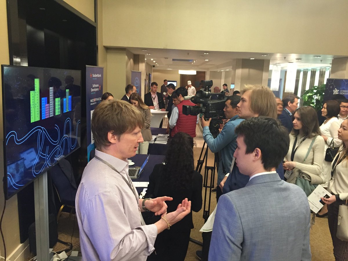 stuartgh's tweet photo. @OpenCryptoTrust under the spotlight at the #blockchain conference in Astana! https://t.co/0aGOTuP6cT