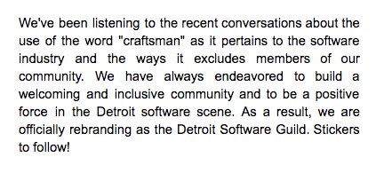 Detroit Software Guild tweet media