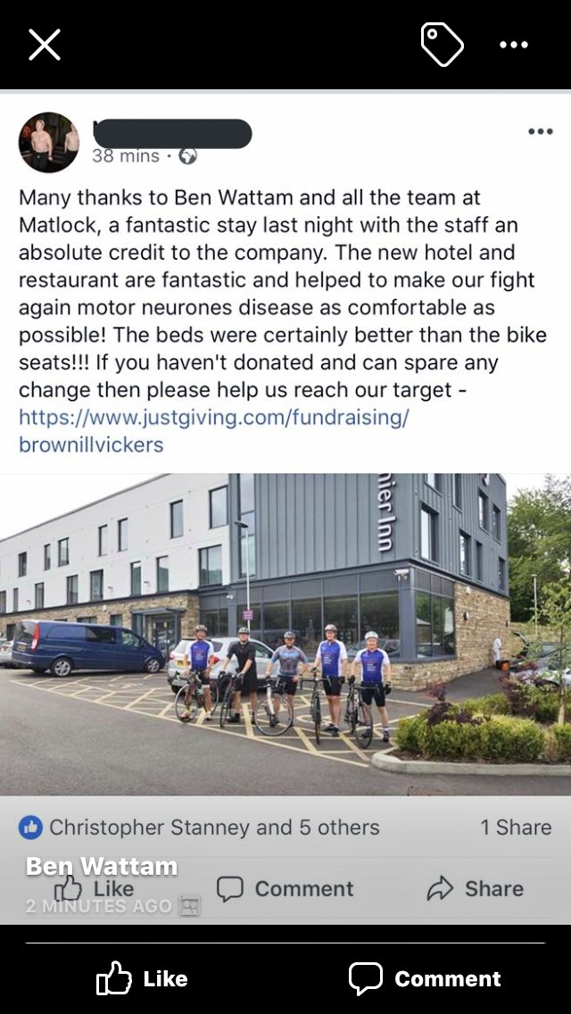 Matlock_PI's tweet image. Love reading feedback like this #wereallaboutourguests #piwow ...good luck with the rest of your fundraising we will be rooting for you @PiBuxton @jmb0606 @omarkhan7861 @Valerie_PI3R