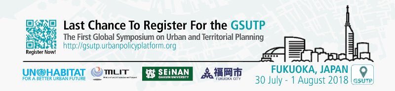 SDG2030's tweet photo. The First Global Symposium on Urban and Territorial Planning Countdown has officially begun! Only 1 month to go for the inaugural event of the in Fukuoka, Japan from 30 Jul - 1 Aug 2018 at Seinan Gakuin University #GSUTP #GSUTP2018. Register &amp; get info at https://t.co/wQO0XqnUow https://t.co/2MHayG0fhK