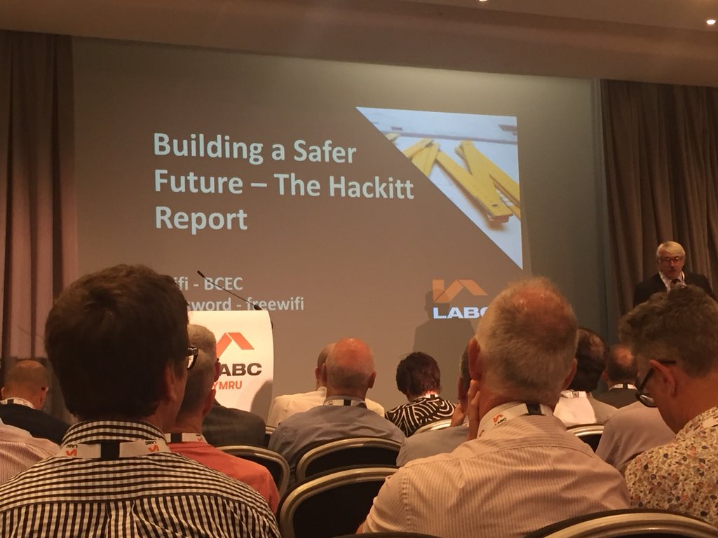 Many interesting views today form speakers and the audience on the recommendations set out in the Hackitt Report at the LABC Seminar in Birmingham <a href="/labcuk/">LABC</a> @bptwpartnership