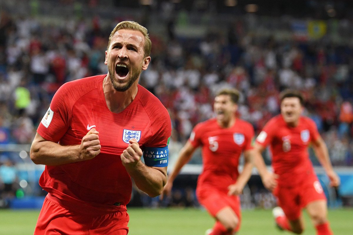 SpursOfficial's tweet photo. 🏴󠁧󠁢󠁥󠁮󠁧󠁿 Match-winner. 👊

#WorldCup https://t.co/AYPUl33vDJ