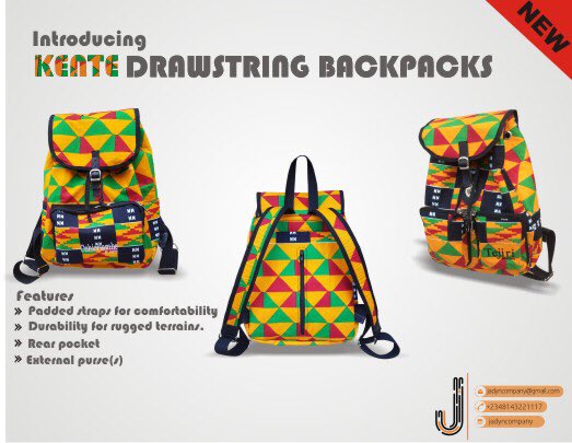 jadyndesignlab's tweet photo. Biko help sell our market by Retweeting.. Thanks and God bless
#jadyncompany #jadyn_bags #jadynnigeria #madeinnigeria #supportthebrand #kente #drawstring #backpack #brand #kentebackpack #africanfabric #africanfashion #style #instafashion #newedition #limitededition #custommade https://t.co/brR5OvuOVX