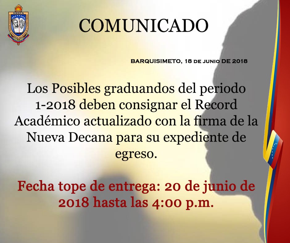 Record Actualizado en el SICEU con la firma de la Decana Dr Elsy Rojas