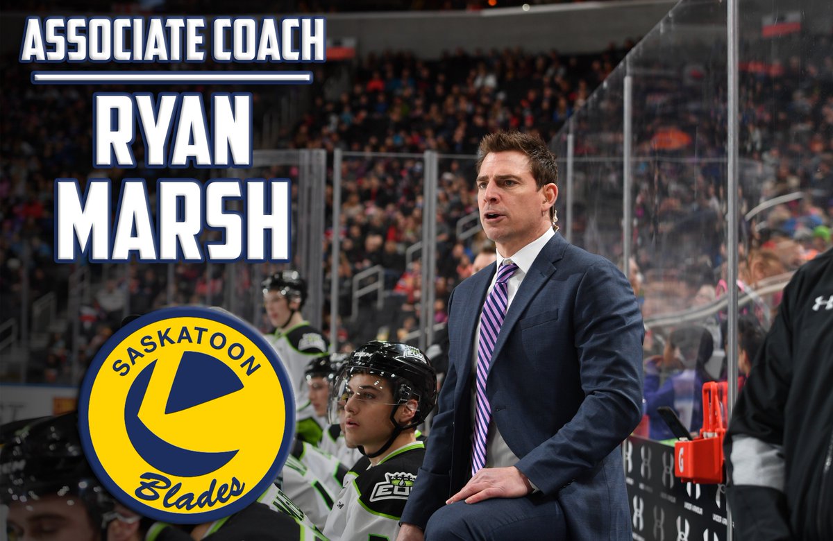 NEWS: Blades hire Ryan Marsh as Associate Coach

📰 | bit.ly/2JXWnK7
