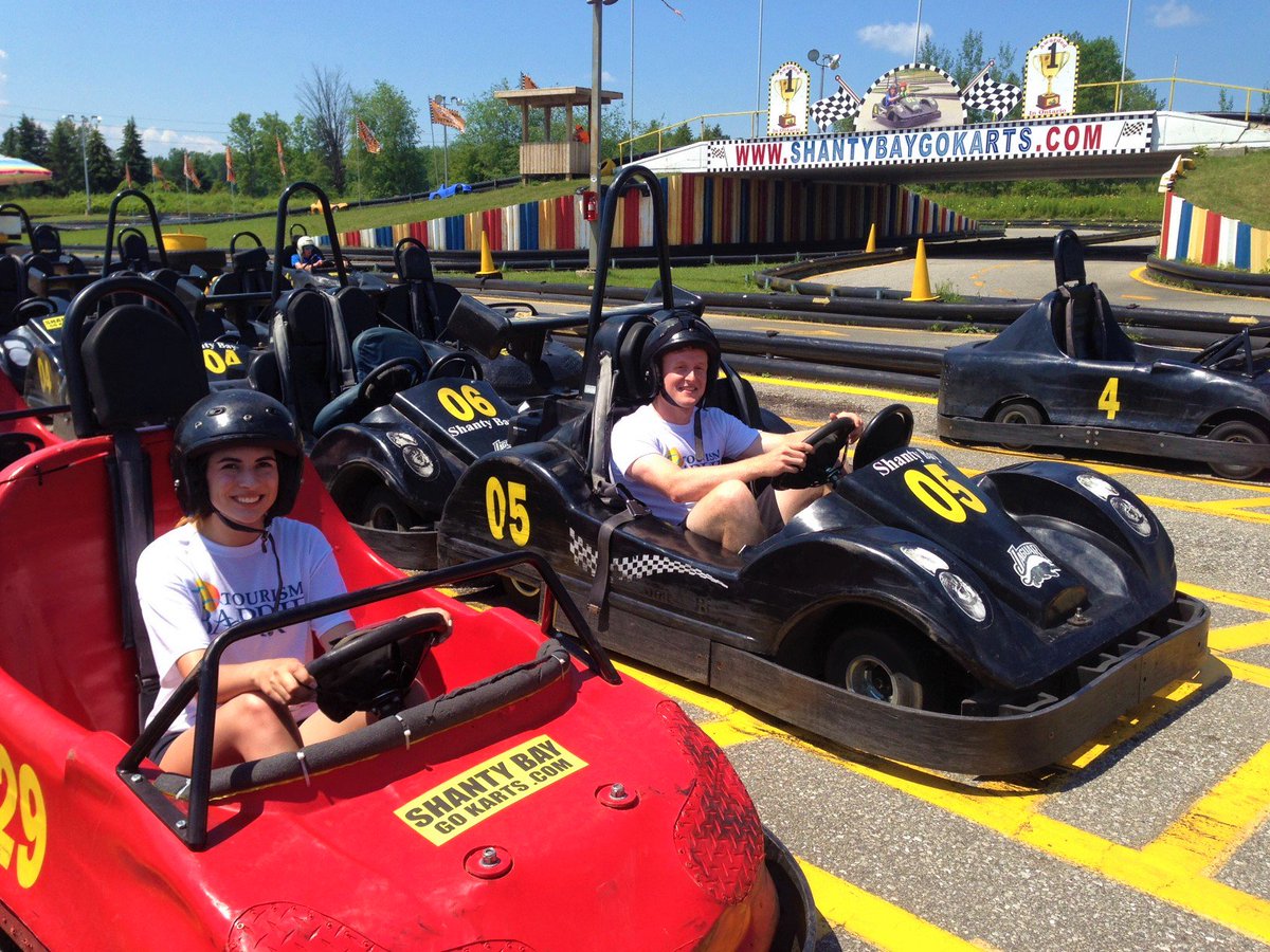 TBAdventureTeam's tweet photo. Race into the week with Shanty Bay Golf Karts!  great way to get the whole family outside! #getoutandplay #gokarting #Barrie https://t.co/Vmzkx7ose1