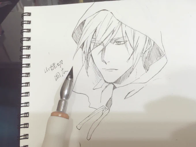 つけペン練習かねて描いてみたんだけど描きわけができる気がしない 