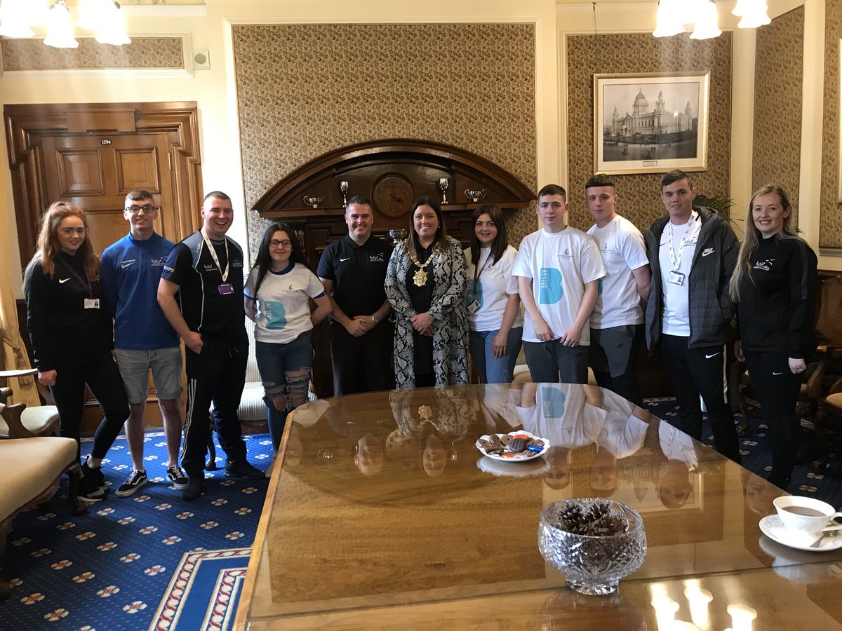 DeirdreHargey's tweet photo. Great afternoon in the parlour with a brilliant bunch of young people from across Belfast taking part in @ActiveCN Lucozade project engaging them in sports & active living and leading to skills programmes. Good luck to everyone involved #InclusiontoGrowth #InspringYouth https://t.co/sjZO6R6nok
