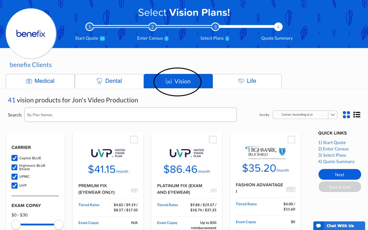 BeneFix_'s tweet photo. Did you know benefix now has Ancillary products on the platform?! You can quote dental and vision, too! Start using benefix to manage your small group benefits today! #healthinsurance #dental #vision #insurtech #betterwithbenefix https://t.co/r7kR0WRNDV