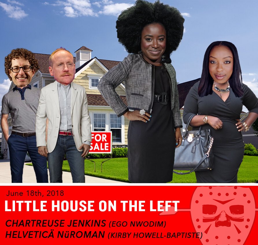 BearDownWest's tweet photo. We talk with famed Swedish Micro Realtor &amp; Tiny House Movement enthusiast Helveticå NüRoman (@KirbyHBee) &amp; renown voice actress Chartreuse Jenkins (@eggy_boom) in this new UCBSL:

Listen here: https://t.co/rOEG9PFIPQ https://t.co/uF7np1QglX